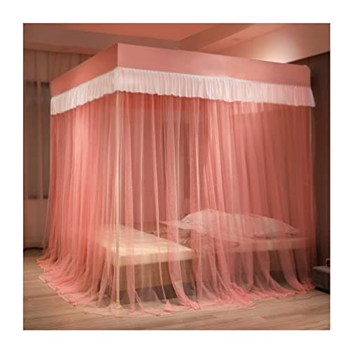 Folding Camping Cot for Adults Heavy Duty Outdoor Bed with Carry Bag Layer Travel Camp Cots Portable Cot Extra Wide,Summer Bed Tent Mosquito Net, Adult Girls Princess Room Bed Curtains Bedro