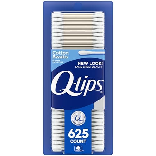 Q-tips Cotton Swabs For Hygiene and Beauty Care Original Cotton Swab Made With 100% Cotton 625 Count