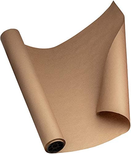 Brown Kraft Paper Roll - 30 Inch x 150 Feet - USA Made - Recycled Material - Wrapping Paper - Ideal for Packing, Shipping, Moving, Packaging, Bulletin Board, Arts & Crafts, Banner, Table Covering