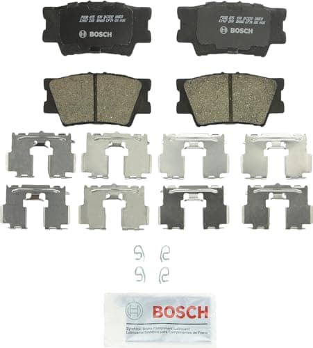 BOSCH BC1212 QuietCast Premium Ceramic Disc Brake Pad Set - Compatible with Select Lexus ES300h, ES350, HS250h; Pontiac Vibe; Toyota Avalon, Camry, Matrix, RAV4; REAR