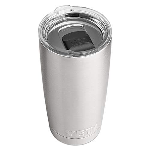 YETI Rambler 20 oz Tumbler, Stainless Steel, Vacuum Insulated with MagSlider Lid, Stainless