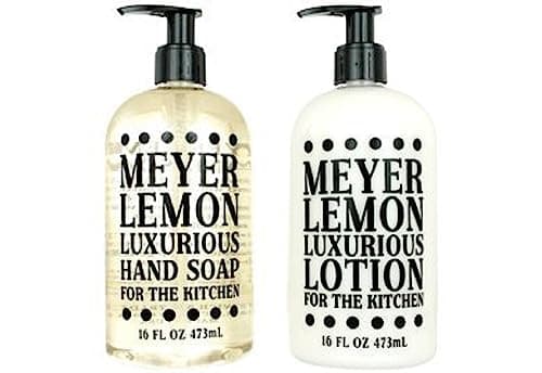 Greenwich Bay Trading Company Kitchen Collection Bundle: Meyer Lemon - 16 Ounce Shea Butter Lotion & 16 Ounce Hand Soap