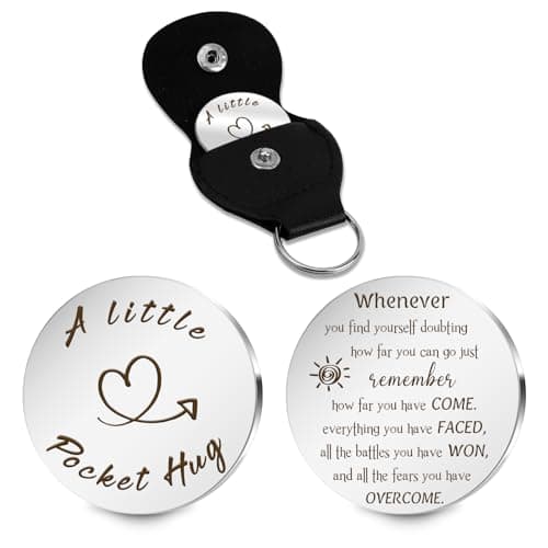 Christmas Stocking Stuffers For Women Pocket Hug Token Inspirational Gifts For Women Long Distance Gifts For Her Sobriety Gifts For Men Sobriety Gifts For Women Cancer Care Gifts Positivity Gifts