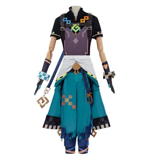 Weixu Game Kinich Cosplay Costume Men Uniform Suit Halloween Carnival Party Outfit XL