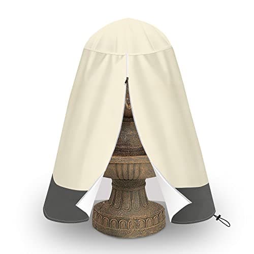 SOKINGCOVER Garden Fountain Cover 36"x42" Weatherproof Fountain Cover for Winter 420D Waterproof Oxford Cloth, Weather Resistance