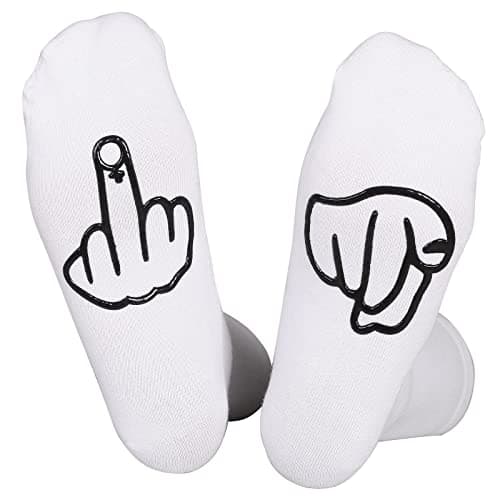 BVIELOY Show off Funny Colorful Novelty Socks ，Gag Christmas Gifts for Men and Women New Year