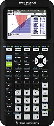 Texas Instruments TI-84 Plus CE Color Graphing Calculator, Black