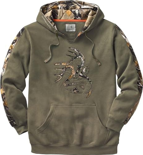 Legendary Whitetails Mens Outfitter Hoodie Army X-Large