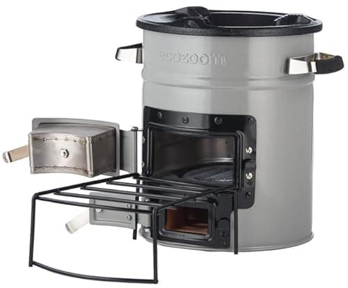 EcoZoom Rocket Stove Heavy Duty Portable Camp Stove for Outdoor Cooking, Versa Dual-Fuel (Wood & Charcoal)