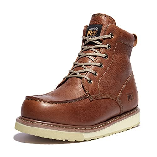 Timberland PRO Men's Pro Wedge 6 Inch Moc Soft Toe Industrial Work Boot, Brown-2024 New, 10.5
