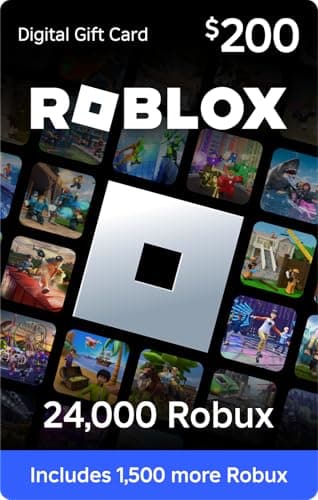 Roblox Digital Gift Card - 24,000 Robux [Includes Exclusive Virtual Item] [Online Game Code]