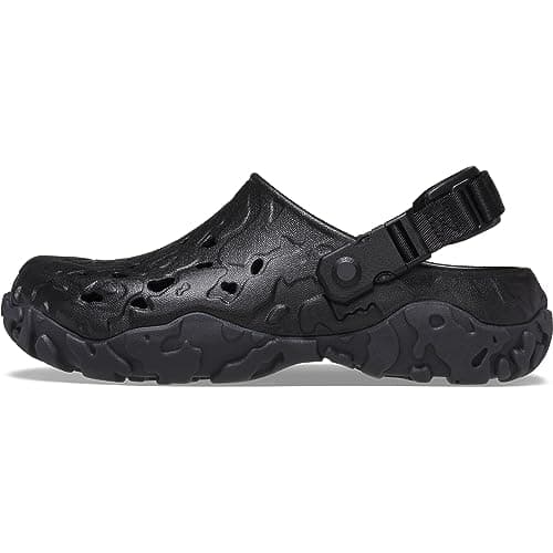 Crocs Unisex All-Terrain Atlas Clogs Black, Numeric_9 US Men