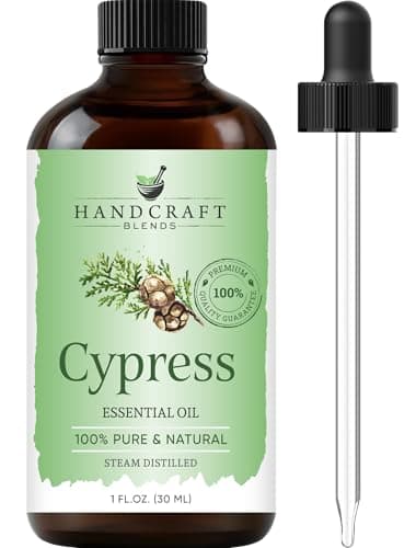 Handcraft Blends Cypress Essential Oil – 1 Fl Oz – 100% Pure and Natural – Premium Grade Essential Oil for Diffuser and Aromatherapy, Skin, Massage, Candle and Soap Making Fragrance