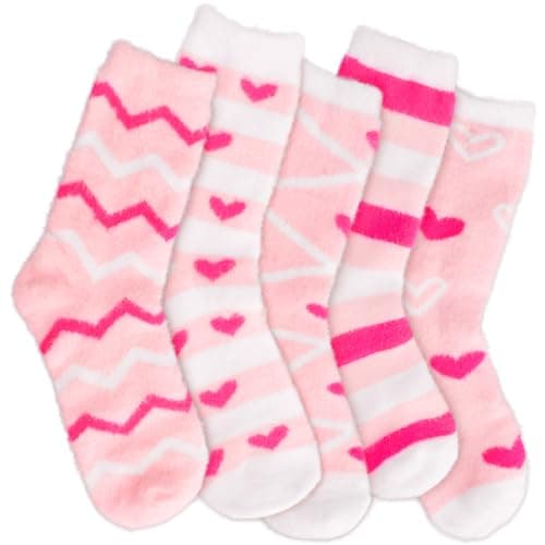 Ulrhpc Valentines Day Gifts for Her, Fuzzy Socks for Women, Galentines Day Gifts, Christmas Stocking Stuffers Gifts for Women