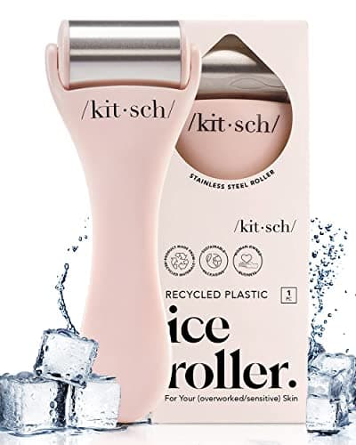 Kitsch Ice Face Roller Skin Care - Facial Rollers for Eye Puffiness, Cold Skin Rollers, Lymphatic Drainage Massager, Roller Face for Wrinkles, Migraine Relief - Terracotta