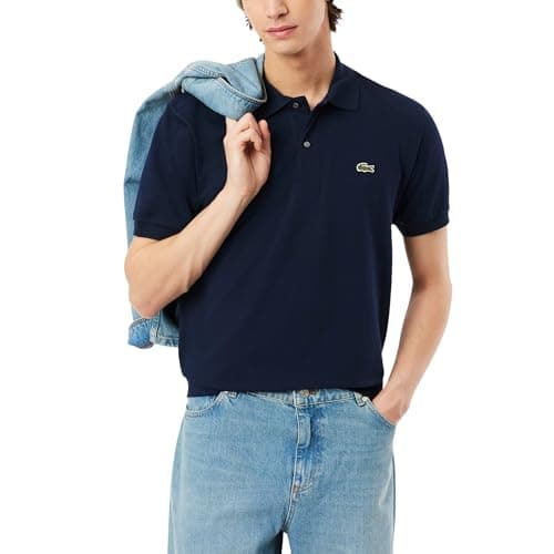 Lacoste Men's Classic Fit L.12.12 Light Polo, Navy Blue, Large