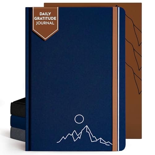 RYVE Gratitude Journal for Men – 6-Month Guided Mindfulness Journal with Prompts, Daily Writing & Reflection, Mindfulness Gifts for Men