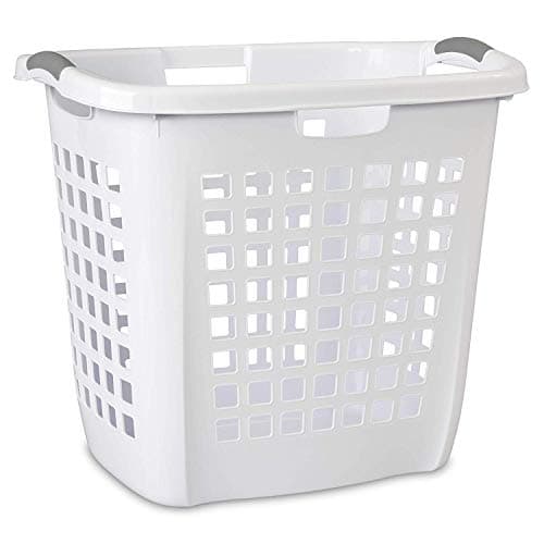 STERILITE 12258004 Carry Hamper, 19-7/8", White