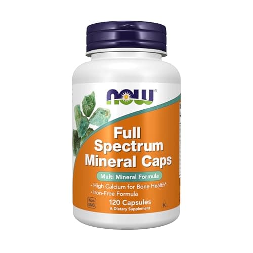 NOW Supplements, Full Spectrum Mineral Caps, Multi Mineral Formula, 120 Count (Pack of 1)