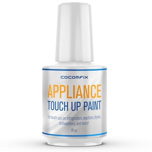 cocomfix White Appliance Touch Up Paint, Appliance Paint, 1oz High Gloss White Touch Up Paint Pen for Refrigerator, Washer, Dryer, Dishwasher, Microwave - Chip Resistant, Quick Dry Finish