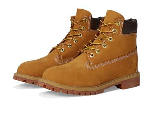 Timberland Boy's 6" Premium Waterproof Boot, Wheat-New 2024, 7 Toddler