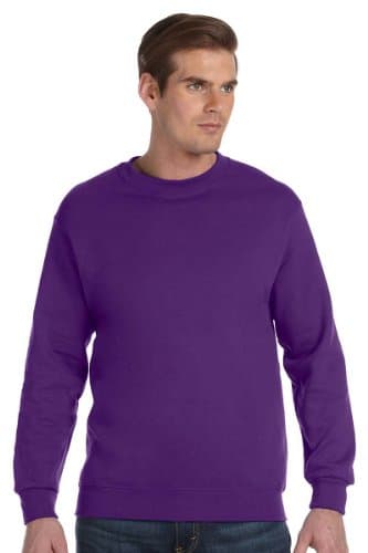 Gildan 7.75 oz Sweatshirt (18000) X-Large Purple
