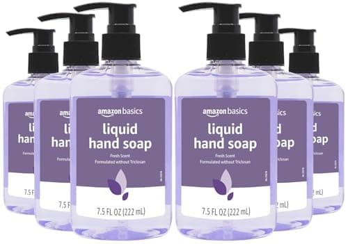 Amazon Basics Original Fresh Liquid Hand Soap, 7.5 Fl Oz (Pack of 6)