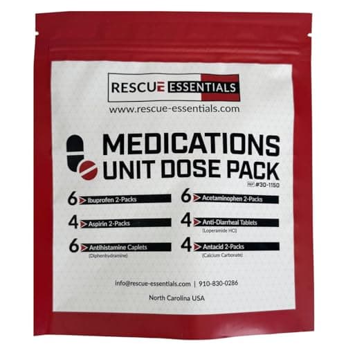 MEDICATIONS Unit DOSE Pack by RESCUE ESSENTIALS