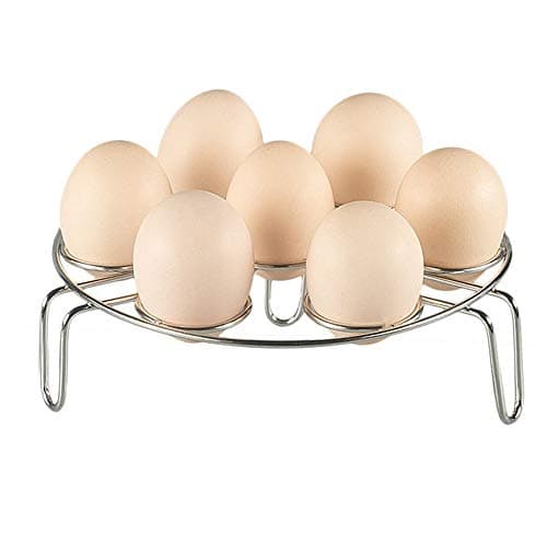 Egg Steamer Rack Alamic Egg Rack Steamer Trivet Basket Stand for Instant Pot Accessories and Pressure Cooker Accessories Stainless Steel Heavy Duty