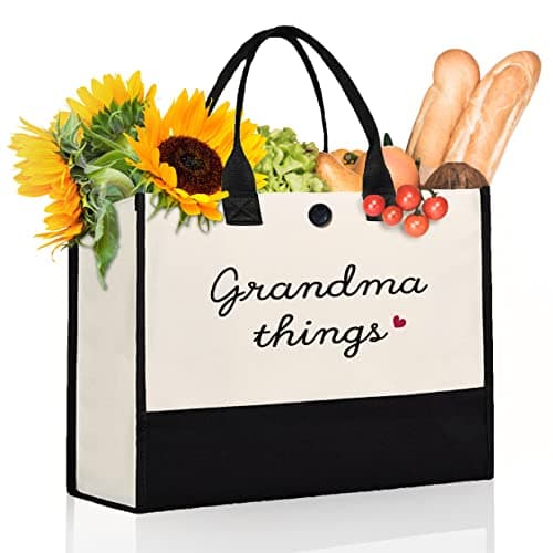 Encoink Grandma Christmas Gifts, Gifts for Grandma - Functional Tote Bag Gifts for Grandma, Grandma Gifts, Grandma Birthday Gifts, Durable Beach Bag for Grandma, New Grandma Gifts
