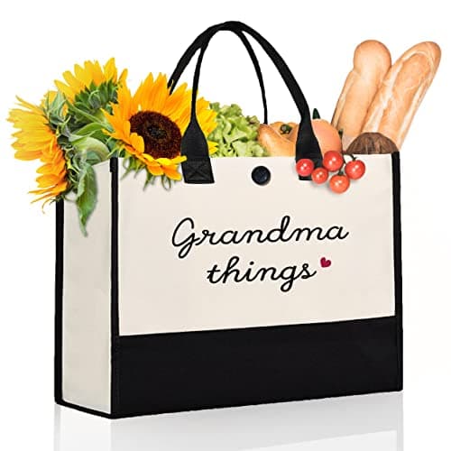 Encoink Grandma Christmas Gifts, Gifts for Grandma - Functional Tote Bag Gifts for Grandma, Grandma Gifts, Grandma Birthday Gifts, Durable Beach Bag for Grandma, New Grandma Gifts