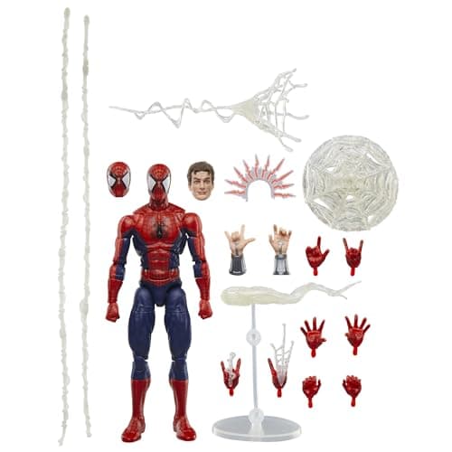 Marvel Legends Maximum Series Spider-Man, Deluxe Spider-Man Comics Collectible 6-Inch Action Figure; Amazing Articulation; Spectacular Accessories
