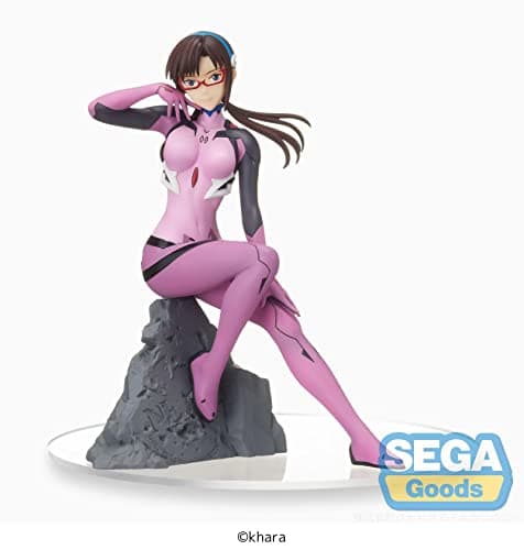 Sega Goods Evangelion: 3.0+1.0 Thrice Upon a Time SPM Vignetteum Mari Makinami Illustrious, Pink