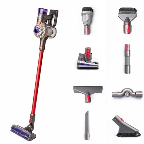 Dyson V8 Animal Extra De-Tangle Cordfree Vacuum with 8 Tools, Red