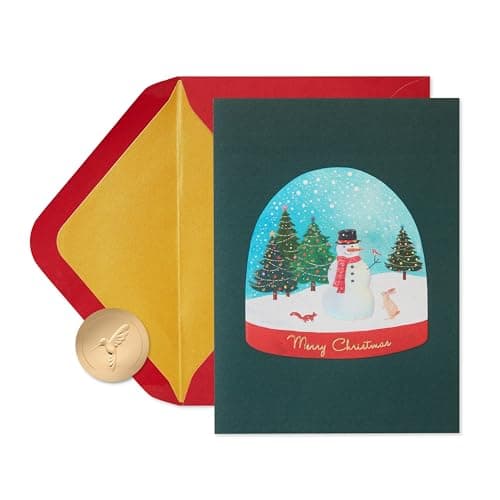 Papyrus Christmas Cards Boxed with Envelopes, Joy and Wonder (12-Count)
