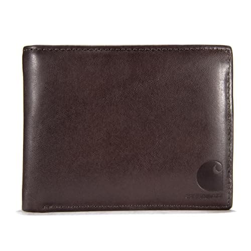 Carhartt Men's Billfold Wallet, Oil Tan Leather (Brown), One Size