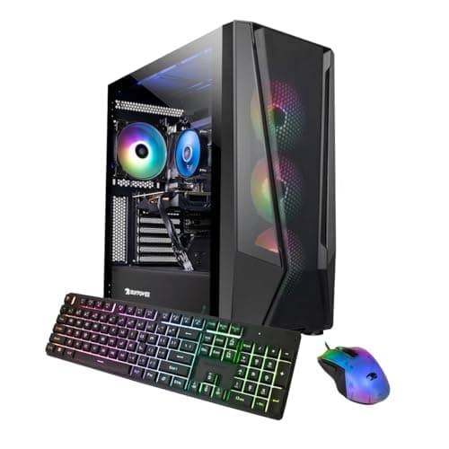 iBUYPOWER Trace Mesh Gaming PC Computer Desktop TMI7N46T01, Intel Core i7 14700F, NVIDIA GeForce RTX 4060 Ti 8GB, 32GB DDR5 5600 RGB, 1 TB NVMe SSD, WiFi Ready, Windows 11 Home