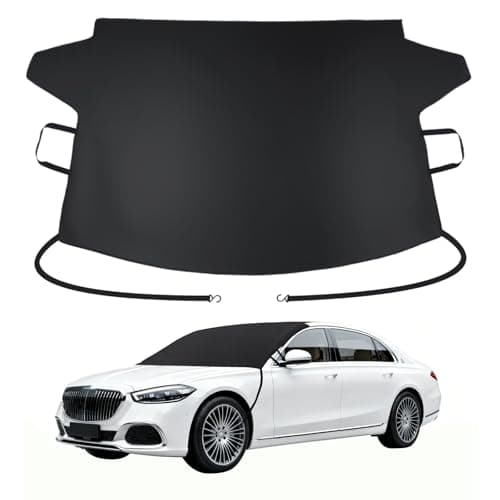 Subody Cldkz Windshield Cover for ice and Snow | 600D Three-Layer Composite Waterproof,Sunshade,Dustproof Fabric |Windshield Snow Cover for car, SUV, Truck|Winter car Accessories|car Windshield Cover