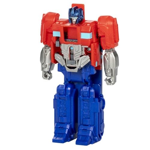 Transformers One Cog Changer Optimus Prime (Orion Pax) 4-Inch Robot Action Figure, Interactive Toys for Boys and Girls Ages 6 and Up