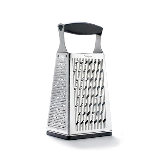 Cuisipro 4 Sided Box Grater, Regular, Stainless Steel