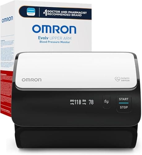 OMRON Evolv Wireless Blood Pressure Monitor for Home Use & Upper Arm Blood Pressure Cuff - #1 Doctor & Pharmacist Recommended Brand - Clinically Validated - Connect App
