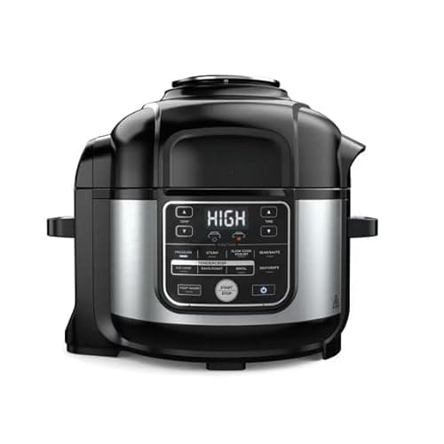 Ninja Foodi 10-in-1 Pressure Cooker & Air Fryer Combo, 6.5 Qt Stainless Steel Multi Cooker – Slow Cook, Steam, Bake, Roast, Dehydrate, Sear – Perfect for Holiday Meals & Family Gifts