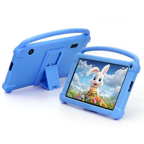 Kids Tablet 7 inch for Boys Girls Android 12 Tablets for Kids 4GB RAM 32GB ROM Toddler Tablet WIFI Bluetooth Safety Eye IPS Screen Parental Control, Dual Camera Shockproof Case for Educational, Games.