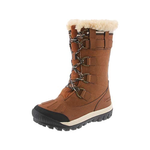 BEARPAW Women's Desdemona Hickory Size 8 | Women's Boot Classic Suede | Women's Slip On Boot | Comfortable Winter Boot