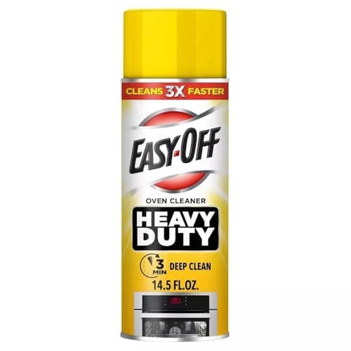 Easy Off Heavy Duty Oven Cleaner, Destroys Tough Burnt on Food and Grease, Lemon Scent, 14.5 oz Can