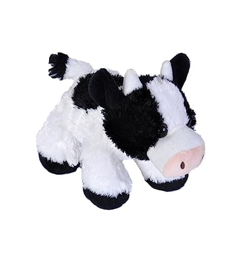 Wild Republic Cow Plush, Stuffed Animal, Plush Toy, Gifts for Kids, Hug’Ems 7 inches