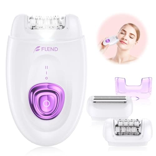 Epilator,Epilators Hair Removal for Women, 2 in 1 Hair Removal Device with LED Light & USB Rechargeable, Electric Shaver for Legs,Underarms,Bikini and Full Body