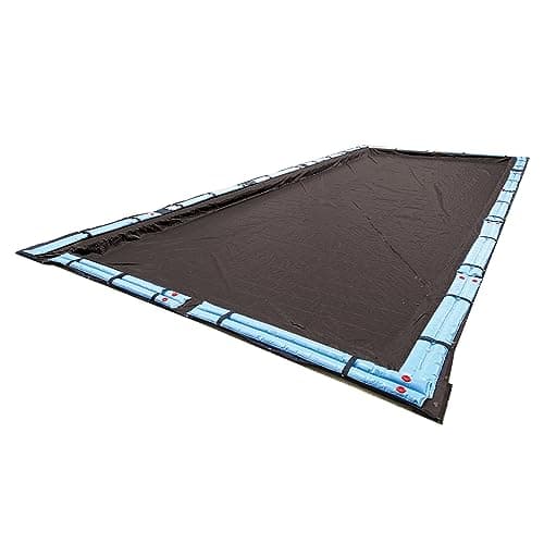 Blue Wave BWC752 Bronze 8-Year 20-ft x 40-ft Rectangular In Ground Pool Winter Cover,Dark Navy Blue