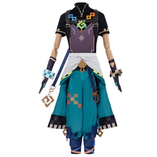 NSPSTT Kinich Cosplay Kinich Costume Game Cosplay Costumes for Men,Size XL