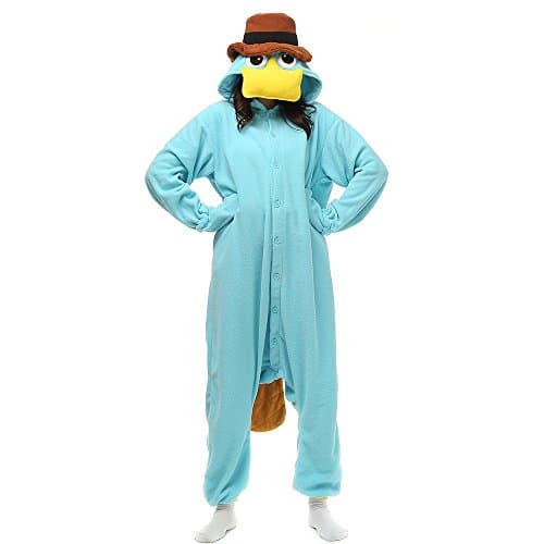 BGOKTA Halloween Animal Onesie Pajamas for Adults Costume Cosplay Homewear One Piece